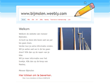 Tablet Screenshot of bijmolen.weebly.com