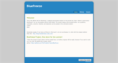 Desktop Screenshot of bluefreeze.weebly.com