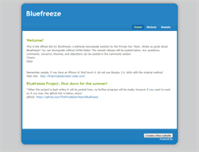 Tablet Screenshot of bluefreeze.weebly.com