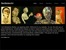 Tablet Screenshot of benbarberart.weebly.com