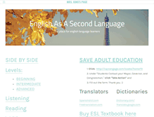 Tablet Screenshot of esl2.weebly.com