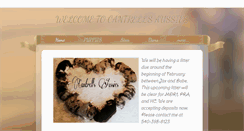 Desktop Screenshot of cantrellsaussies.weebly.com