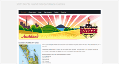 Desktop Screenshot of independencegames2011.weebly.com