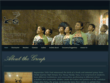 Tablet Screenshot of 25thharmonychorale.weebly.com
