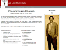 Tablet Screenshot of gunlakechiropractic.weebly.com