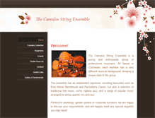 Tablet Screenshot of camulosquartet.weebly.com