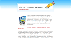 Desktop Screenshot of electric-car-engine-conversion.weebly.com