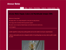 Tablet Screenshot of amourbebenappycakesandgifts.weebly.com