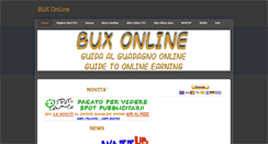 Desktop Screenshot of buxonline.weebly.com