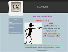 Tablet Screenshot of nimeshop.weebly.com