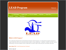 Tablet Screenshot of leadprogram.weebly.com