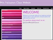 Tablet Screenshot of mrsfalcianosclass.weebly.com