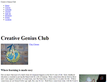 Tablet Screenshot of creativegeniusclub.weebly.com