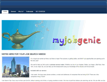 Tablet Screenshot of myjobgenie.weebly.com