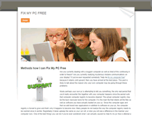 Tablet Screenshot of fixmypcfree.weebly.com
