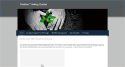 Desktop Screenshot of positivethinkingquotes.weebly.com