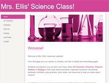 Tablet Screenshot of mrsellisscience.weebly.com