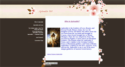 Desktop Screenshot of aphrodite101.weebly.com