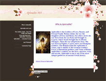 Tablet Screenshot of aphrodite101.weebly.com