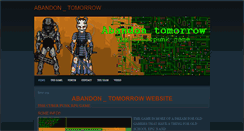 Desktop Screenshot of abandon-tomorrow.weebly.com