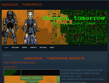 Tablet Screenshot of abandon-tomorrow.weebly.com