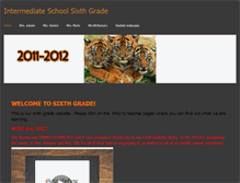 Tablet Screenshot of cfis6thgrade.weebly.com