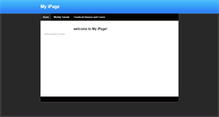 Desktop Screenshot of myipage.weebly.com