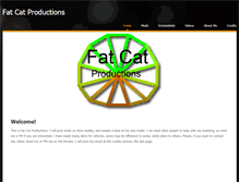Tablet Screenshot of fatcatproductions.weebly.com