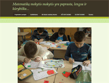 Tablet Screenshot of mokytojagrigoniene.weebly.com