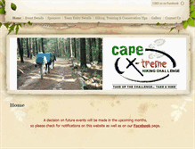 Tablet Screenshot of cape-xtreme.weebly.com