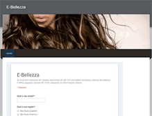 Tablet Screenshot of ebellezza.weebly.com