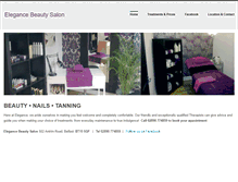 Tablet Screenshot of elegancebeautysalon.weebly.com