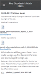 Mobile Screenshot of mrsgoodwinsmathclass.weebly.com