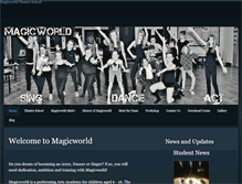 Tablet Screenshot of magicworldtheatre.weebly.com