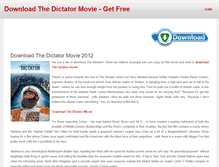 Tablet Screenshot of download-thedictator-movie.weebly.com