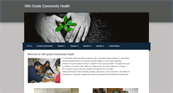 Desktop Screenshot of 10thgradecommunityhealth.weebly.com