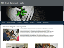 Tablet Screenshot of 10thgradecommunityhealth.weebly.com