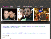 Tablet Screenshot of jessicaandjayswedding.weebly.com
