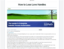 Tablet Screenshot of howtoloselovehandles.weebly.com