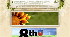 Desktop Screenshot of cavitefootball.weebly.com