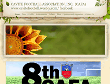 Tablet Screenshot of cavitefootball.weebly.com