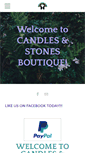 Mobile Screenshot of candlesnstones.weebly.com