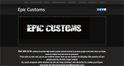 Desktop Screenshot of epiccustoms.weebly.com
