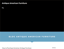 Tablet Screenshot of antiqueamericanfurniture.weebly.com