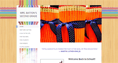 Desktop Screenshot of mrsbattonssecondgrade.weebly.com