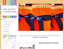 Tablet Screenshot of mrsbattonssecondgrade.weebly.com