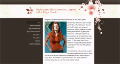 Desktop Screenshot of magictouchhairextensions.weebly.com