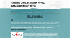 Desktop Screenshot of berlinmsvexrobotics.weebly.com