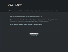 Tablet Screenshot of ftx-show.weebly.com