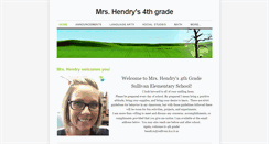 Desktop Screenshot of hendry4thgrade.weebly.com